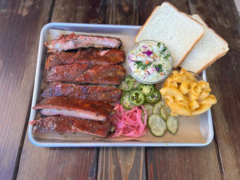 Pork Rib Plate Big Nate s Family BBQ